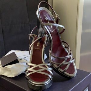 Prada Silver sandals